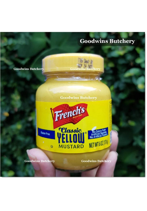 Mustard French's USA CLASSIC YELLOW MUSTARD 6oz 170g